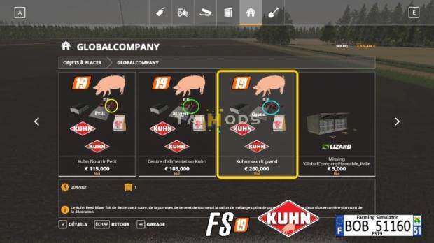 FS19 - Global Company Placeable Kuhn FeedMixer V1.0 (1.7) FS19 - Global Company Placeable Kuhn FeedMixer V1.0 (1.7)