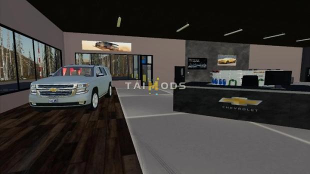 FS19 - Chevrolet Showroom V1.0 (1.7) FS19 - Chevrolet Showroom V1.0 (1.7)