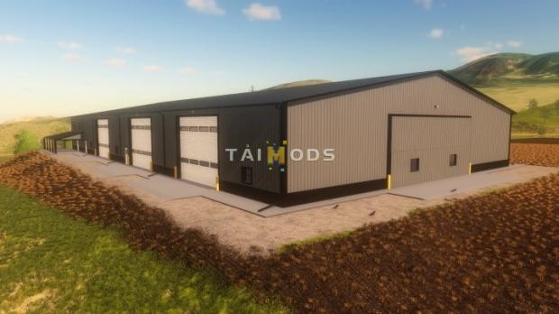 FS19 - 120x225 Black Grey Shop V1.0 (1.7) FS19 - 120x225 Black Grey Shop V1.0 (1.7)