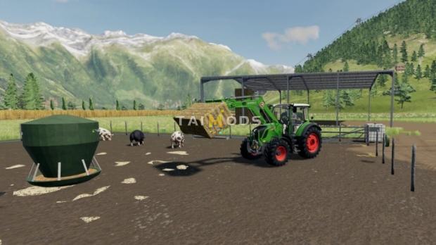 FS19 - Pig Field With Pig Sty V1.0 (1.7) FS19 - Pig Field With Pig Sty V1.0 (1.7)