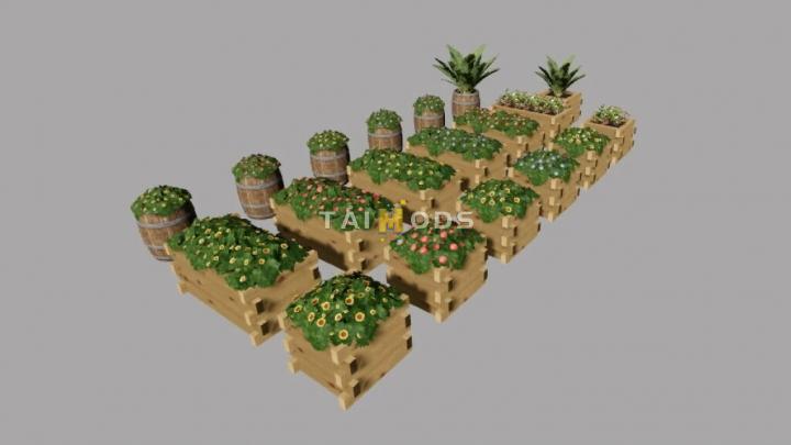 FS19 - Flowers Deco Pack V1.0.1.0 (1.7) FS19 - Flowers Deco Pack V1.0.1.0 (1.7)