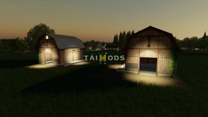 FS19 - Placeable Bale Barns V1.0 (1.7) FS19 - Placeable Bale Barns V1.0 (1.7)