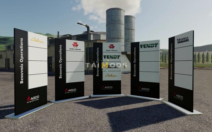 FS19 - Agco Dealer Sign V1.1 (1.7) FS19 - Agco Dealer Sign V1.1 (1.7)