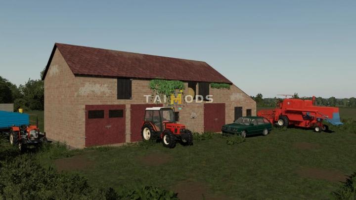 FS19 - Old Polish Garage V1.0 (1.7) FS19 - Old Polish Garage V1.0 (1.7)