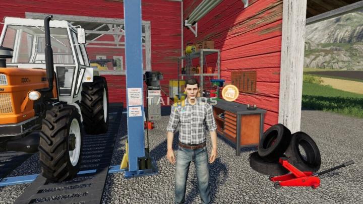 FS19 - Agramark American-Style Garage Shed With Workshop V1.0 (1.7) FS19 - Agramark American-Style Garage Shed With Workshop V1.0 (1.7)