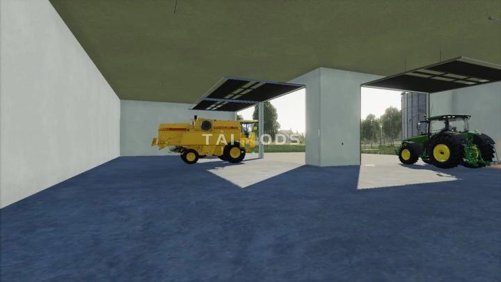 FS19 - Machine Hall With Workshop V1.0 (1.7) FS19 - Machine Hall With Workshop V1.0 (1.7)