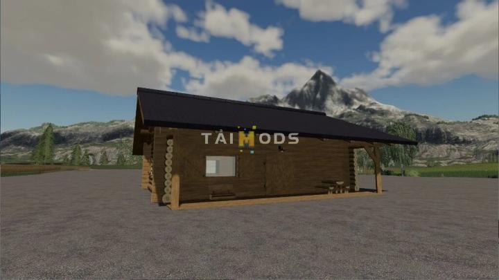 FS19 - Log Cabin Farmers House V1.0 (1.7) FS19 - Log Cabin Farmers House V1.0 (1.7)