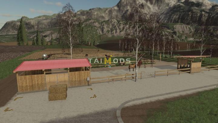 FS19 - Active Horse Stable V1.0 (1.7) FS19 - Active Horse Stable V1.0 (1.7)