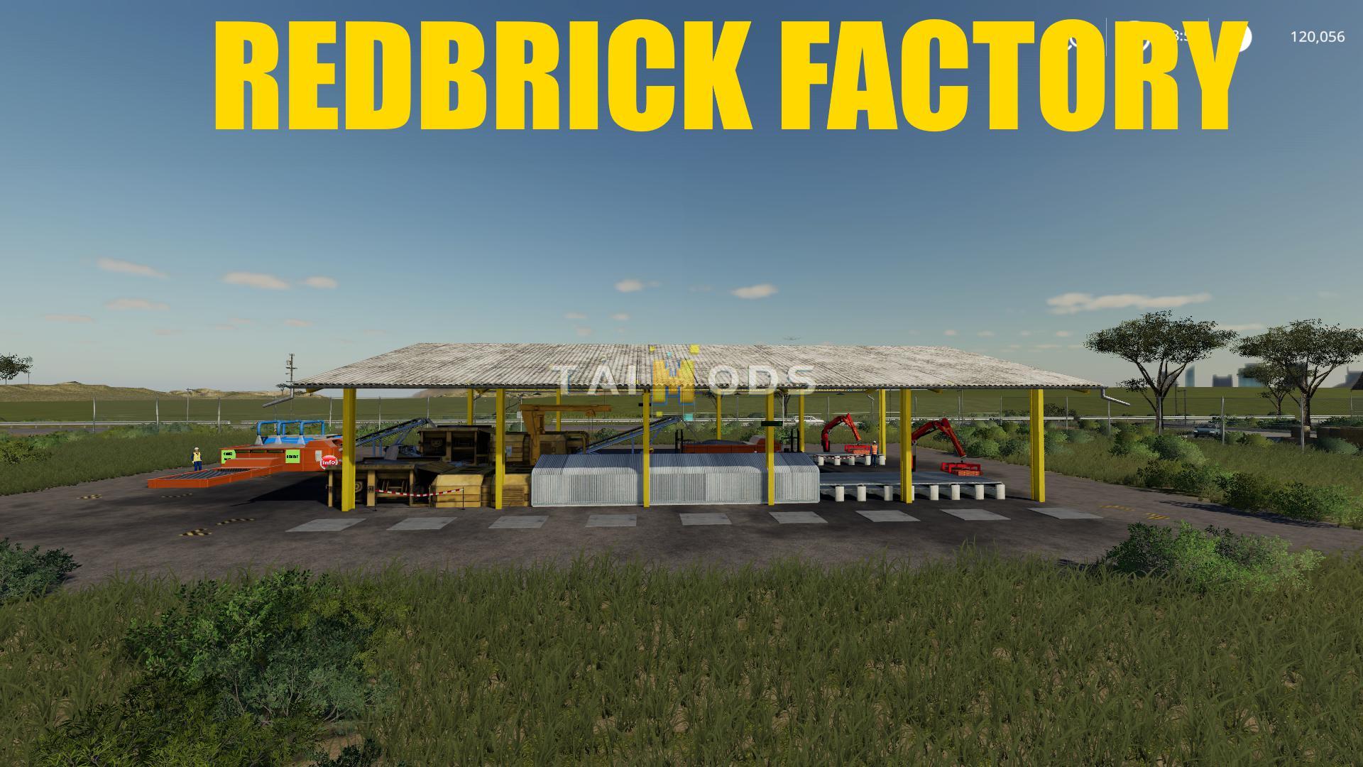 FS19 - Red Brick Factory V1.0 (1.7) FS19 - Red Brick Factory V1.0 (1.7)