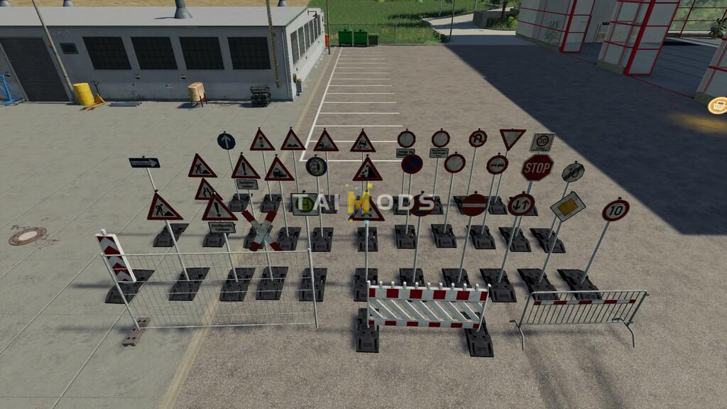 FS19 - German Road Signs V1.2 (1.7) FS19 - German Road Signs V1.2 (1.7)