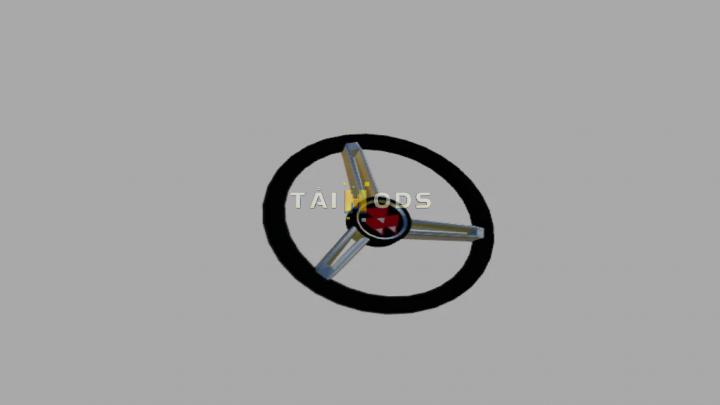 FS19 - Massey Ferguson Chrome Steering Wheel (Prefab) V1.0 (1.7) FS19 - Massey Ferguson Chrome Steering Wheel (Prefab) V1.0 (1.7)
