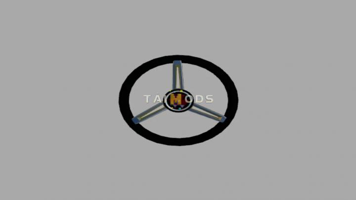 FS19 - Massey Ferguson Chrome Steering Wheel (Prefab) V1.0 (1.7) FS19 - Massey Ferguson Chrome Steering Wheel (Prefab) V1.0 (1.7)