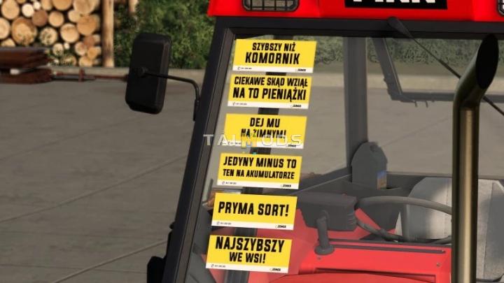 FS19 - Paczka Polskich Naklejek Zenox V1.0 (1.7) FS19 - Paczka Polskich Naklejek Zenox V1.0 (1.7)