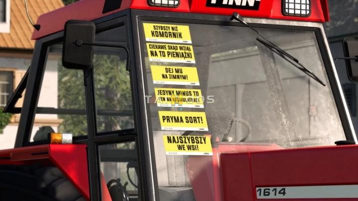 FS19 - Paczka Polskich Naklejek Zenox V1.0 (1.7) FS19 - Paczka Polskich Naklejek Zenox V1.0 (1.7)