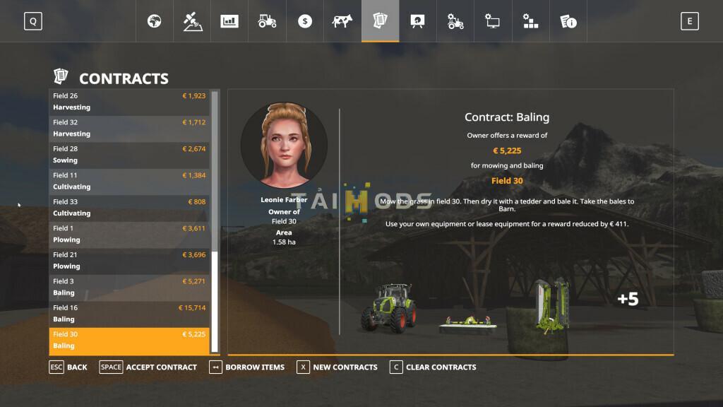 FS19 - Better Contracts V1.1 (1.7) FS19 - Better Contracts V1.1 (1.7)