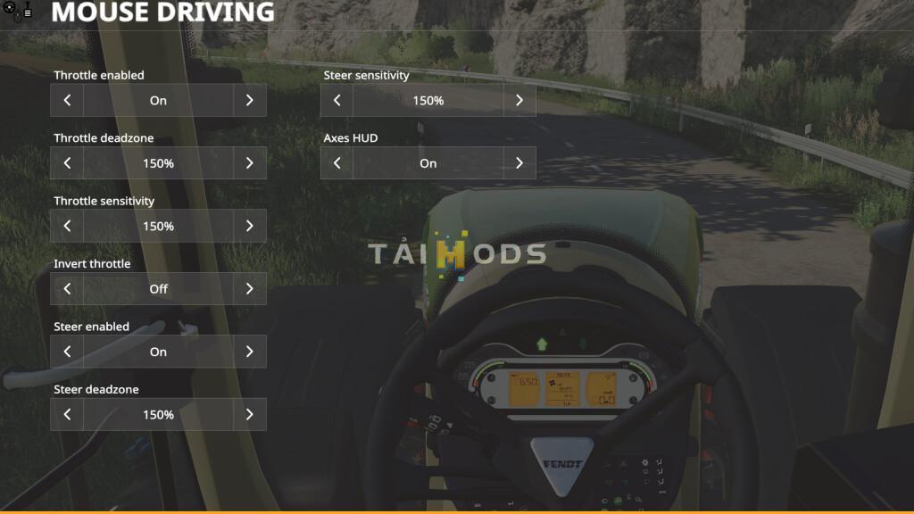 FS19 - Mouse Driving V1.0 (1.7) FS19 - Mouse Driving V1.0 (1.7)