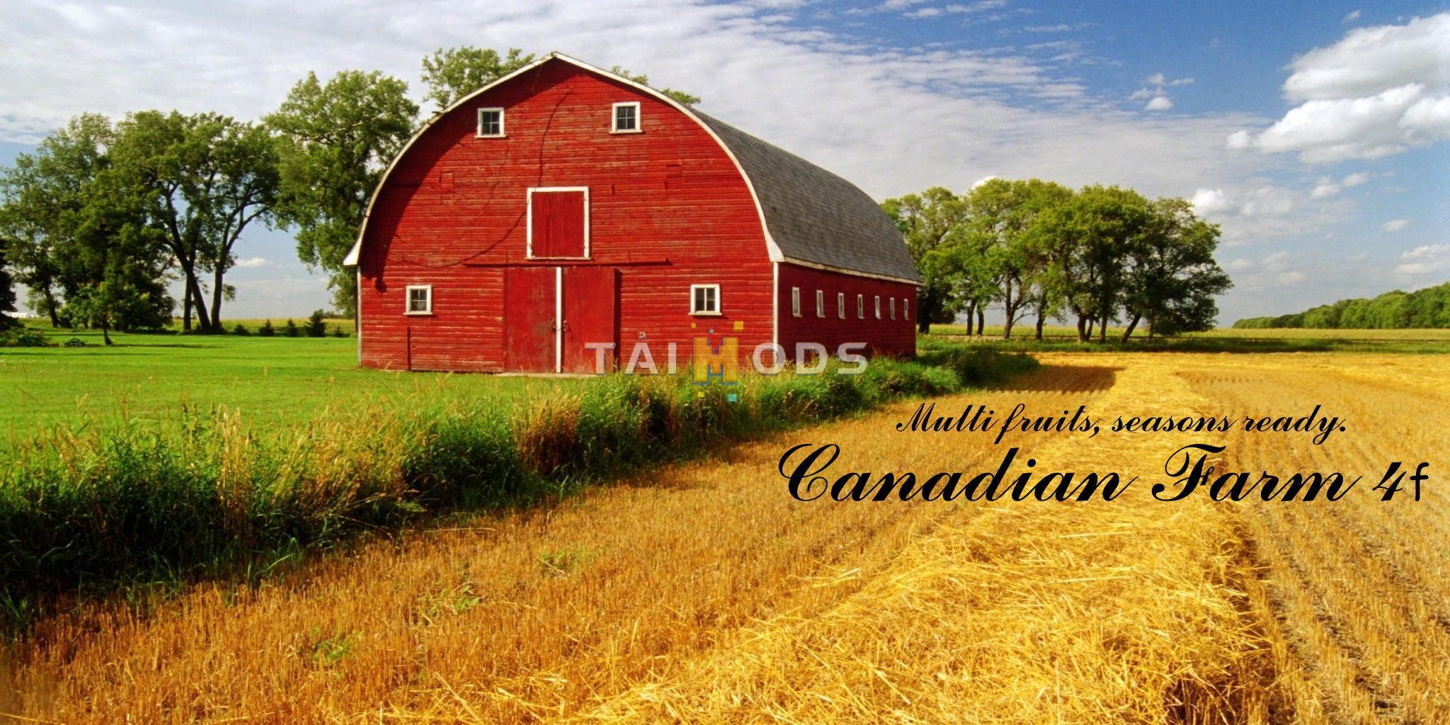 FS19 - AutoDrive Courses for Canadian Farm Map 4F V1.0 (1.7) FS19 - AutoDrive Courses for Canadian Farm Map 4F V1.0 (1.7)