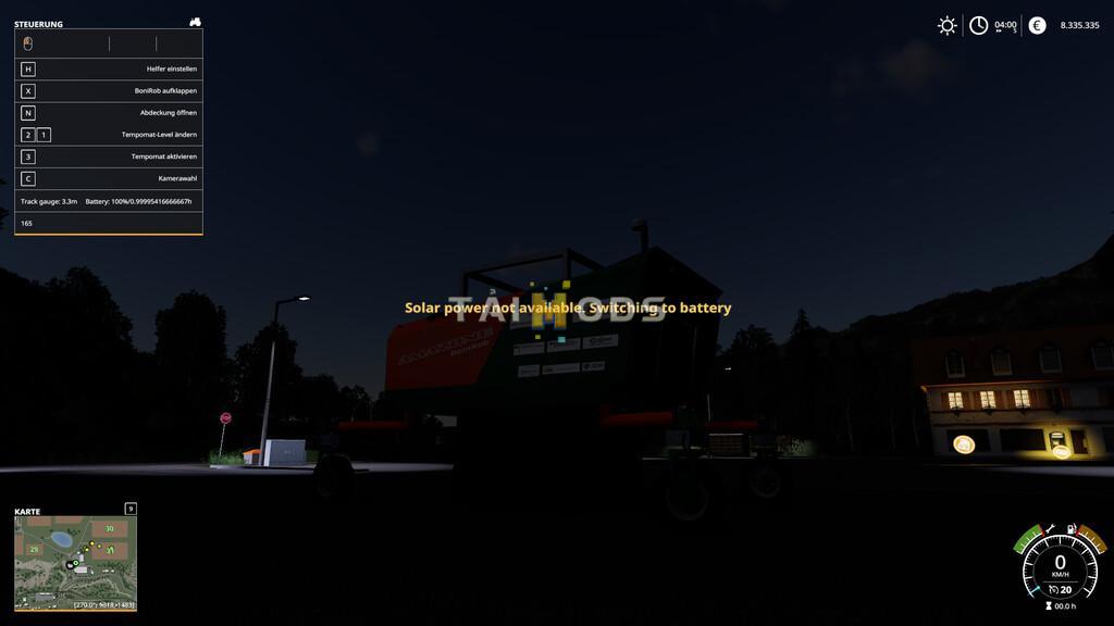 FS19 - Solar Battery Script V1.0 (1.7) FS19 - Solar Battery Script V1.0 (1.7)