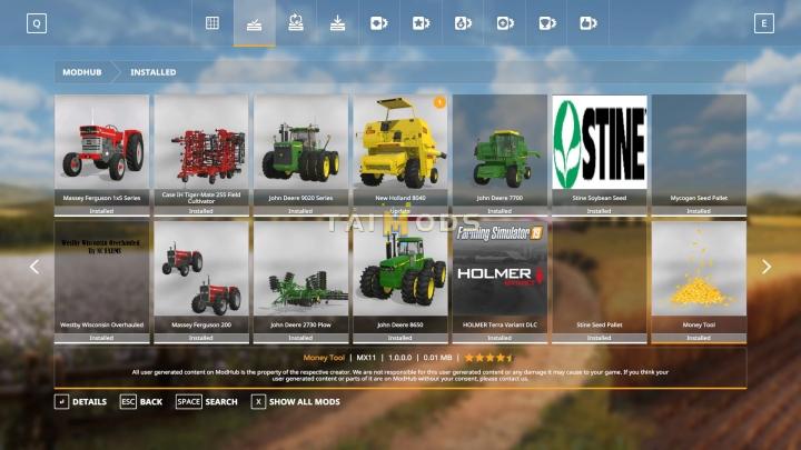 FS19 - My Mod List V2.0 (1.7) FS19 - My Mod List V2.0 (1.7)