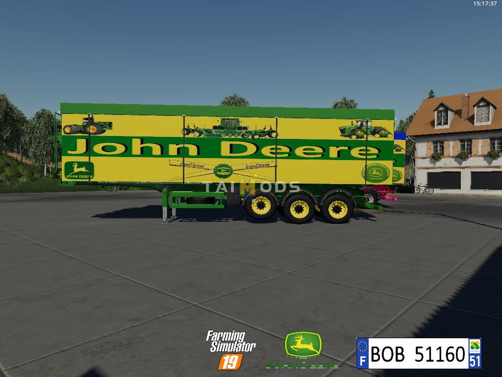 FS19 - Pack Trailer John Deere By BOB51160 V1.0 (1.4) FS19 - Pack Trailer John Deere By BOB51160 V1.0 (1.4)