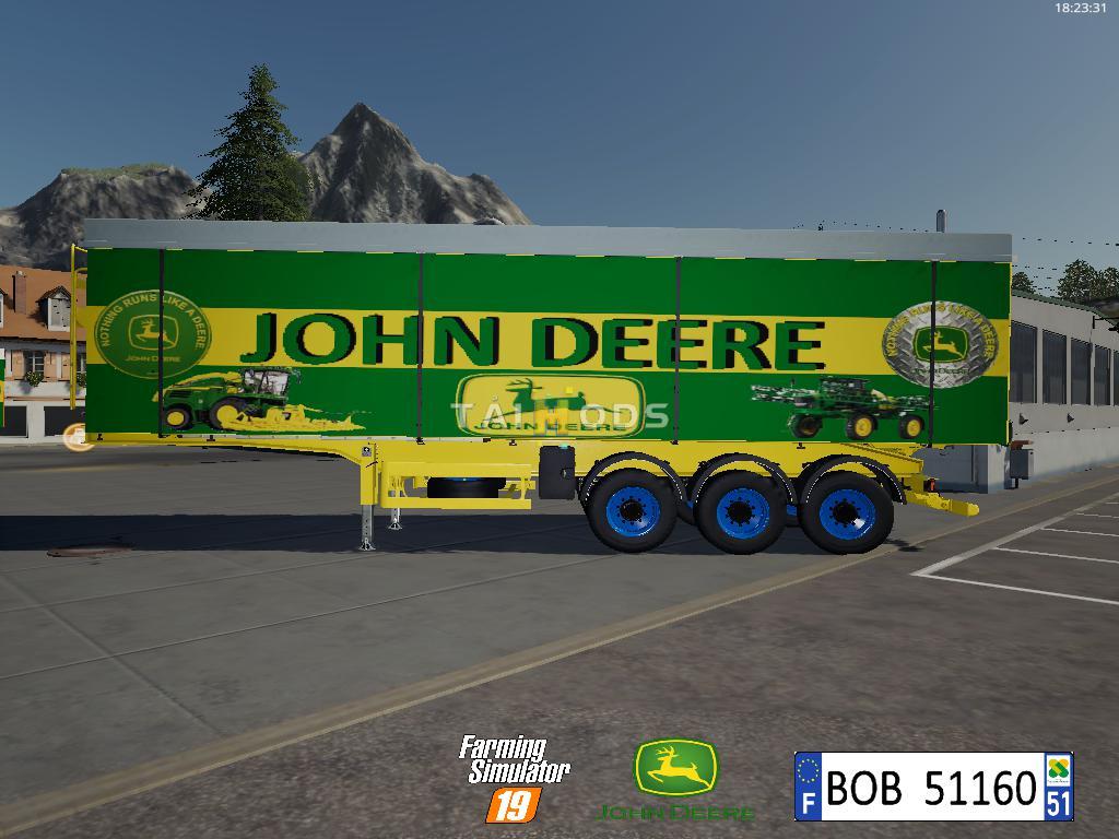 FS19 - Pack Trailer John Deere By BOB51160 V1.0 (1.4) FS19 - Pack Trailer John Deere By BOB51160 V1.0 (1.4)