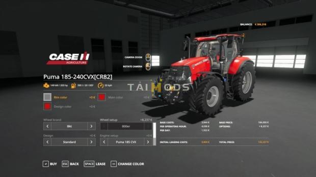 FS19 - Case Puma 185-240CVX V1.0 (1.7) FS19 - Case Puma 185-240CVX V1.0 (1.7)