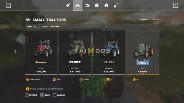 FS19 - Landini L45 V1.0 (1.7) FS19 - Landini L45 V1.0 (1.7)