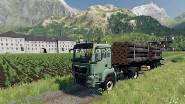 FS19 - WoodChipper Trailer V1.0 (1.7) FS19 - WoodChipper Trailer V1.0 (1.7)