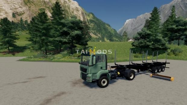FS19 - WoodChipper Trailer V1.0 (1.7) FS19 - WoodChipper Trailer V1.0 (1.7)
