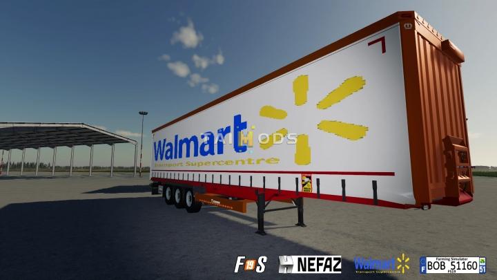 FS19 - Walmart Truck - Trailers Pack (1.7) FS19 - Walmart Truck - Trailers Pack (1.7)
