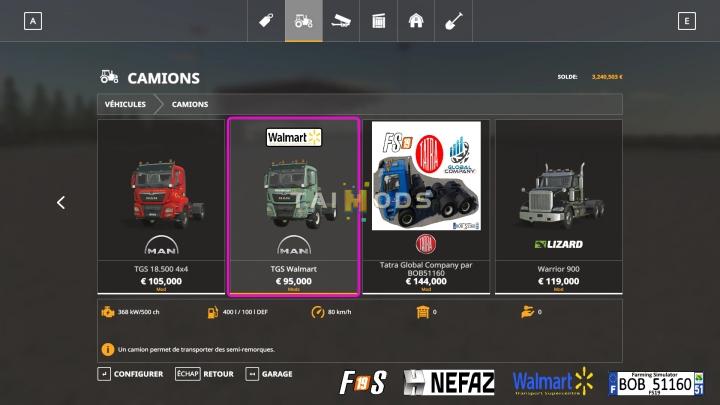 FS19 - Walmart Truck - Trailers Pack (1.7) FS19 - Walmart Truck - Trailers Pack (1.7)