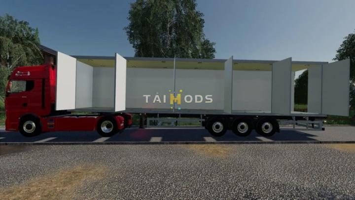 FS19 - Schmitz Slidedoor Trailer V1.0 (1.7) FS19 - Schmitz Slidedoor Trailer V1.0 (1.7)