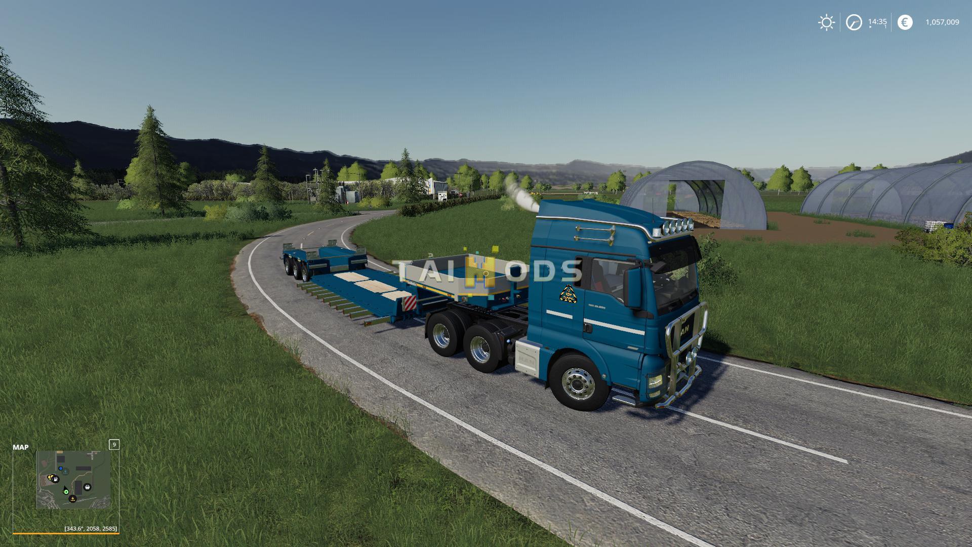 FS19 - Goldhofer Low Loader With Extensions Fixed V1.1 (1.7) FS19 - Goldhofer Low Loader With Extensions Fixed V1.1 (1.7)