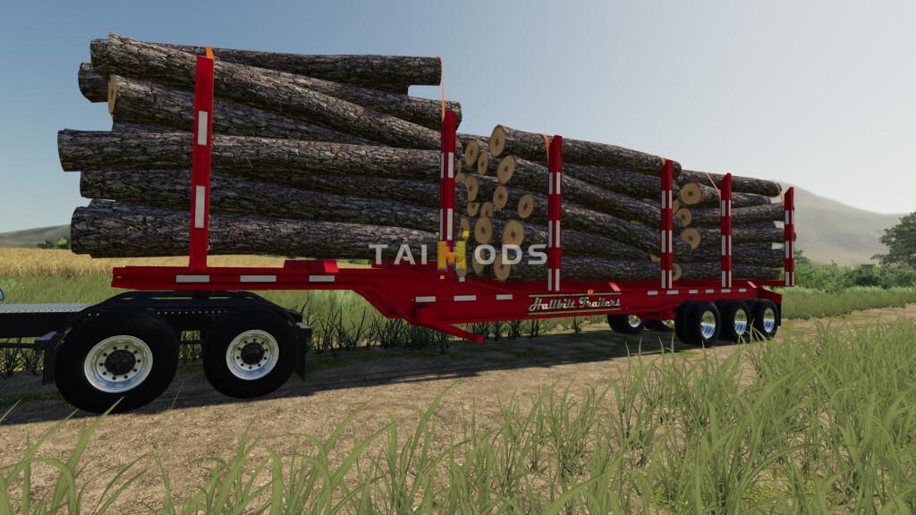 FS19 - Lizard Tri Axle Log Trailer V1.0 (1.7) FS19 - Lizard Tri Axle Log Trailer V1.0 (1.7)