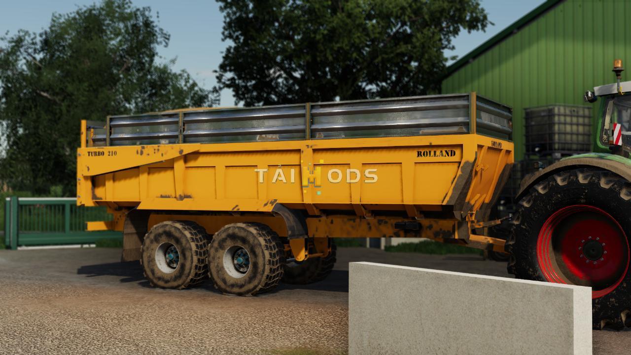 FS19 - Rolland Turbo 210 Trailer V1.0 (1.7) FS19 - Rolland Turbo 210 Trailer V1.0 (1.7)