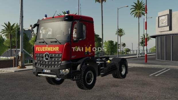 FS19 - Arocs Fire Truck Edition V1.0 (1.7) FS19 - Arocs Fire Truck Edition V1.0 (1.7)