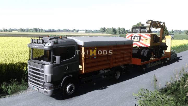 FS19 - Scania 124 R Grain/Overloader V1.0 (1.7) FS19 - Scania 124 R Grain/Overloader V1.0 (1.7)
