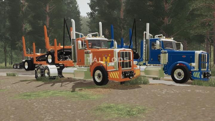 FS19 - Peterbilt 389 Log Trucks V1.0 (1.7) FS19 - Peterbilt 389 Log Trucks V1.0 (1.7)