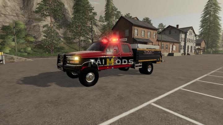 FS19 - Ford American Fire Truck V5.0 (1.7) FS19 - Ford American Fire Truck V5.0 (1.7)