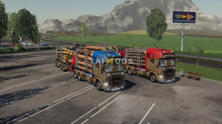 FS19 - Scania R730S Timber Truck V1.0 (1.7) FS19 - Scania R730S Timber Truck V1.0 (1.7)