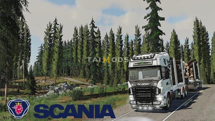 FS19 - Scania R730S Timber Truck V1.0 (1.7) FS19 - Scania R730S Timber Truck V1.0 (1.7)