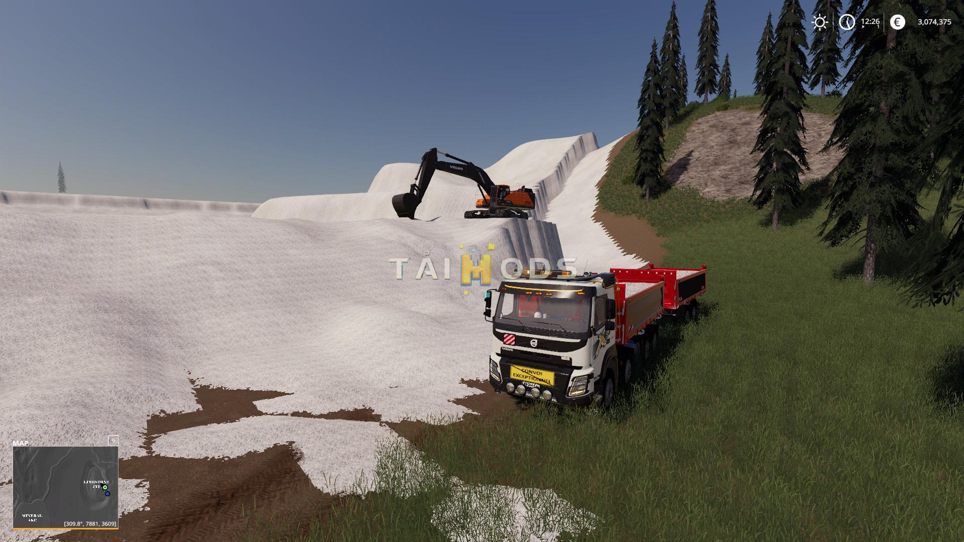 FS19 - Volvo FMX 8x4 + Meiller Tandem Pack V1.2 (1.7) FS19 - Volvo FMX 8x4 + Meiller Tandem Pack V1.2 (1.7)