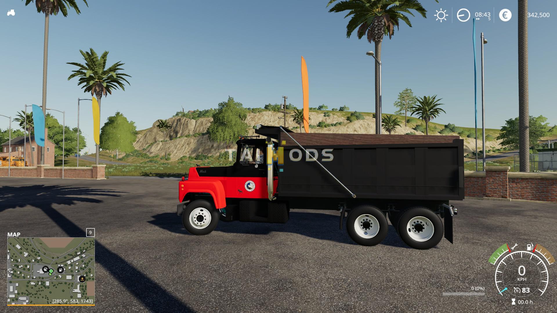 FS19 - Mack R Dump Truck V1.0 (1.7) FS19 - Mack R Dump Truck V1.0 (1.7)