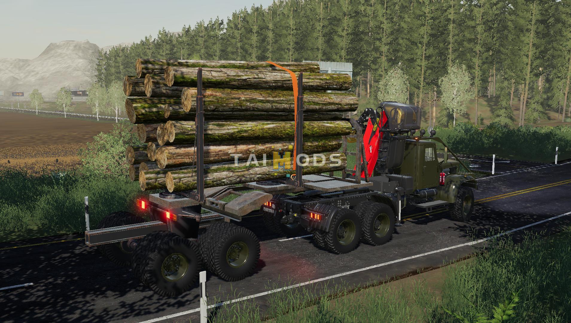 FS19 - Kraz-255B Timber Truck V1.0 (1.7) FS19 - Kraz-255B Timber Truck V1.0 (1.7)