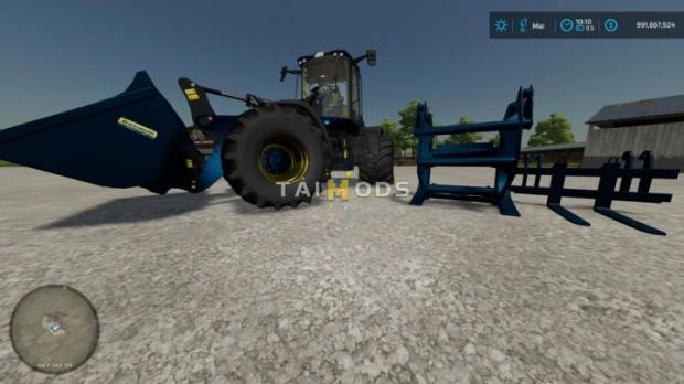 FS22 - New Holland W190D (TerraFarm) V1.0 (1.8) FS22 - New Holland W190D (TerraFarm) V1.0 (1.8)