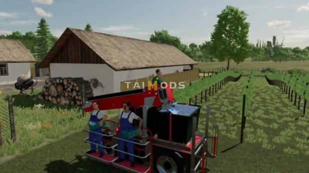 FS22 - Grape Harvesting Brigade V1.0 (1.13) FS22 - Grape Harvesting Brigade V1.0 (1.13)