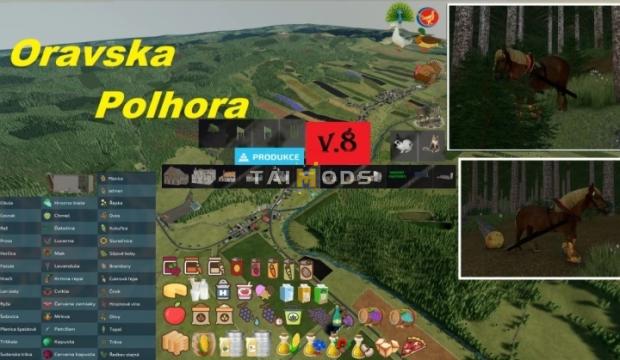 FS22 - Oravska Polhora 4x Map V8.0 (1.13) FS22 - Oravska Polhora 4x Map V8.0 (1.13)