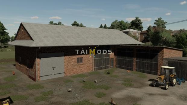 FS22 - Barn With Garage And Chicken Coop V1.0 (1.14) FS22 - Barn With Garage And Chicken Coop V1.0 (1.14)