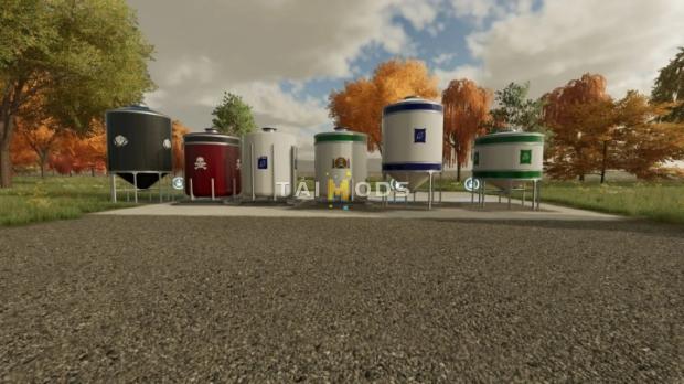 FS22 - Refinement Silos V1.0 (1.14) FS22 - Refinement Silos V1.0 (1.14)