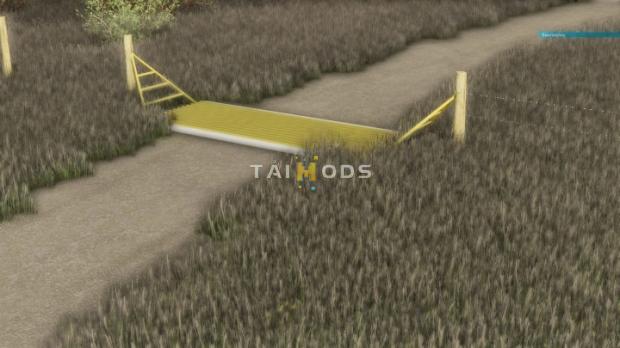 FS22 - Placeable Cattle Guard V1.0 (1.13) FS22 - Placeable Cattle Guard V1.0 (1.13)